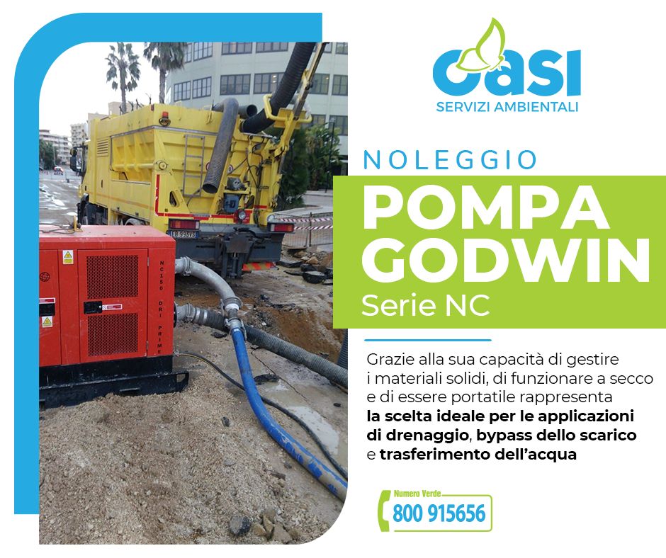 Noleggio Pompa Godwin serie NC